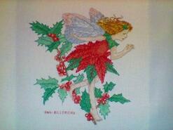 Cross stitch square for Elena-Rose's quilt
