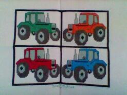 Cross stitch square for Aniello D's quilt