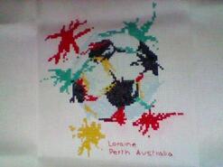 Cross stitch square for Matthew B's quilt
