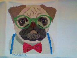 Cross stitch square for Connor C's quilt