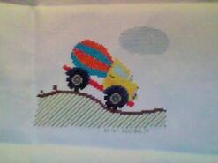 Cross stitch square for Charlie G's quilt