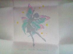 Cross stitch square for Prashna K's quilt