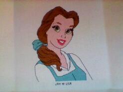 Cross stitch square for Belle J's quilt