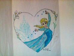 Cross stitch square for Willow G's quilt