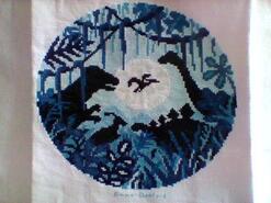 Cross stitch square for Tommy P's quilt