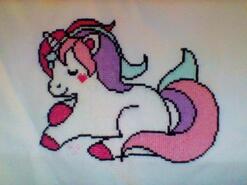 Cross stitch square for Maci W's quilt