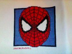Cross stitch square for Arthur's quilt