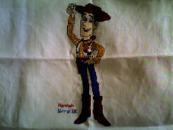 Cross stitch square for Adam G's quilt