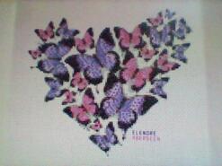 Cross stitch square for Elsie B's quilt
