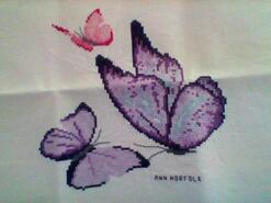 Cross stitch square for Elsie B's quilt
