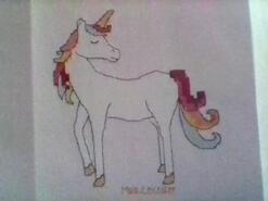 Cross stitch square for Ella-Rose E's quilt