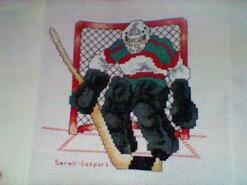 Cross stitch square for Blake M's quilt