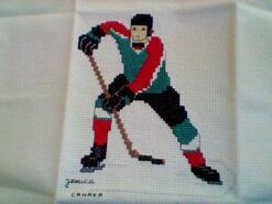 Cross stitch square for Blake M's quilt