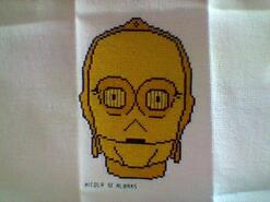 Cross stitch square for Cameron's quilt