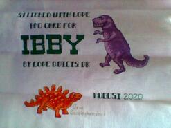 Cross stitch square for Ibby B's quilt