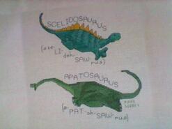 Cross stitch square for Ibby B's quilt