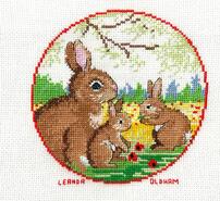 Cross stitch square for Olivia C's quilt