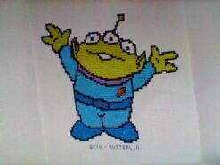 Cross stitch square for Freddie M's quilt