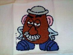 Cross stitch square for Freddie M's quilt