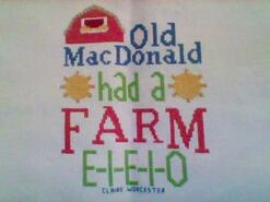 Cross stitch square for Cameron F's quilt