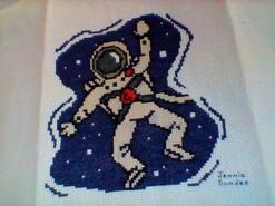 Cross stitch square for Hayden C's quilt