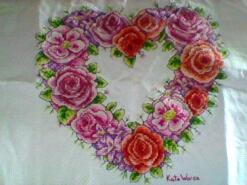 Cross stitch square for Francesca P's quilt