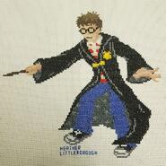 Cross stitch square for Ben M's quilt