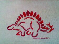Cross stitch square for Logan H's quilt