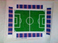 Cross stitch square for Logan M's quilt