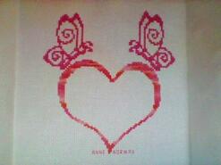Cross stitch square for Edith W's quilt