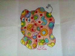 Cross stitch square for Liam S's quilt