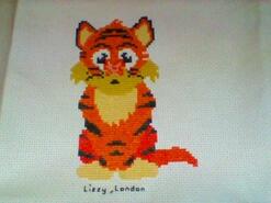 Cross stitch square for Liam S's quilt