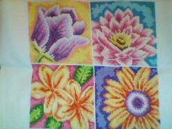 Cross stitch square for V's quilt