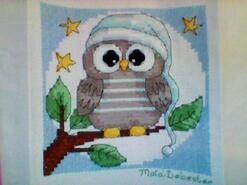 Cross stitch square for Lina S's quilt