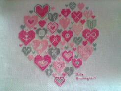 Cross stitch square for Amelia Q's quilt