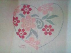 Cross stitch square for Amelia Q's quilt