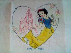 Cross stitch square for Lily B's quilt