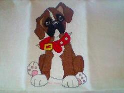 Cross stitch square for Sophia N's quilt