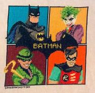 Cross stitch square for Daniel B's quilt