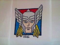 Cross stitch square for Daniel B's quilt
