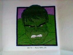 Cross stitch square for Daniel B's quilt