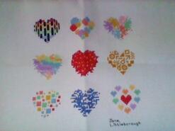 Cross stitch square for Ella Y's quilt
