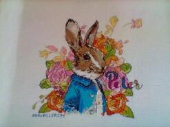 Cross stitch square for Levi K's quilt