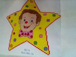 Cross stitch square for Levi K's quilt