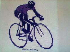 Cross stitch square for Dade H's quilt