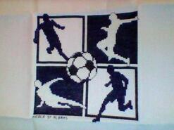 Cross stitch square for Ibraheem P's quilt