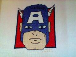 Cross stitch square for Isa's quilt