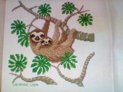 Cross stitch square for Mylo G's quilt