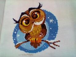 Cross stitch square for Mylo G's quilt