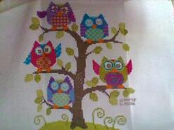 Cross stitch square for Mylo G's quilt